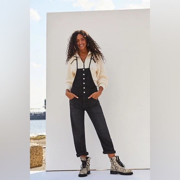 Anthropologie Pilcro And the Letterpress Painter Jean Overalls - Picture 2 of 12